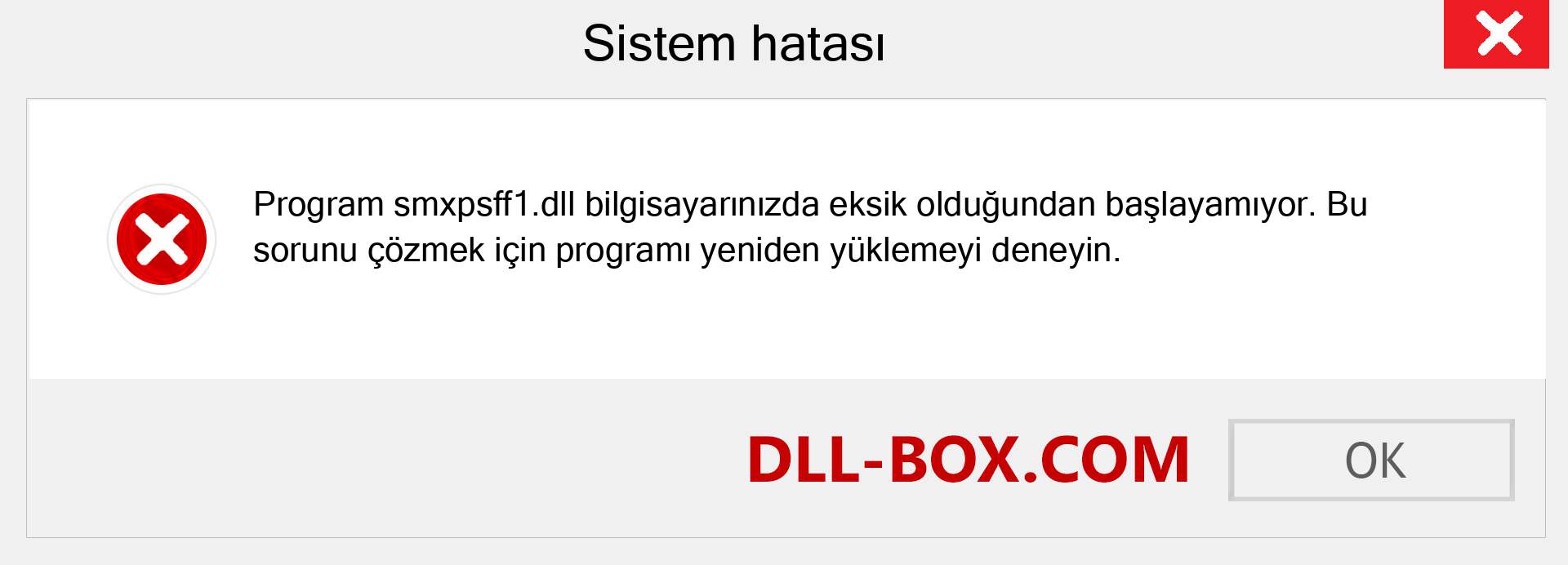 smxpsff1.dll dosyası eksik mi? Windows 7, 8, 10 için İndirin - Windows'ta smxpsff1 dll Eksik Hatasını Düzeltin, fotoğraflar, resimler